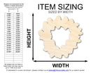 Unfinished Hawaiian Lei Shape | DIY Craft Cutout | up to 46" DIY