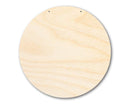 Unfinished Circle Door Hanger | DIY Craft Cutout | Door Hanger | up to 46" DIY