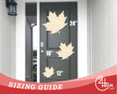 Unfinished Leaf Door Hanger | DIY Craft Cutout | Door Hanger | up to 46" DIY