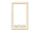 Unfinished Mom Frame Shape | DIY Craft Cutout | up to 46" DIY