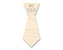 Unfinished Dad Tie Shape | DIY Craft Cutout | up to 46" DIY