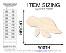 Unfinished Cute Sea Turtle Shape | DIY Craft Cutout | up to 46" DIY