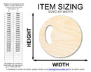 Unfinished Cute Bubble Shape | DIY Craft Cutout | up to 46" DIY