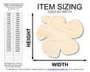Unfinished Wood Hibiscus Flower Silhouette | DIY Craft Cutout | up to 46" DIY