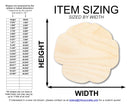Unfinished Wood Poppy Flower Shape | DIY Craft Cutout | up to 46" DIY