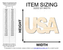 Unfinished Wood USA Cutout | DIY Craft Cutout | up to 46" DIY
