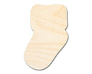 Unfinished Wood Baby Sock Shape | DIY Craft Cutout | up to 46" DIY