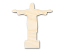 Unfinished Wood Christ the Redeemer Shape | DIY Craft Cutout | up to 46" DIY