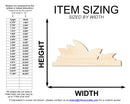 Unfinished Wood Sydney Opera House Shape | DIY Craft Cutout | up to 46" DIY