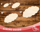 Unfinished Wood Challah Bread Shape | DIY Craft Cutout | up to 46" DIY