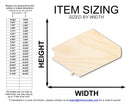 Unfinished Wood Religious Book Shape | DIY Craft Cutout | up to 46" DIY