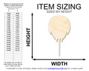 Unfinished Wood Horseshoe Crab Shape | DIY Craft Cutout | up to 46" DIY