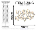 Unfinished Wood Will You Marry Me Sign | DIY Craft Cutout | up to 46" DIY