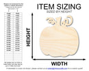 Unfinished Wood Pumpkin with Vines Shape | DIY Craft Cutout | up to 46" DIY