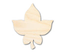 Unfinished Wood Simple Fall Leaf Shape | DIY Craft Cutout | up to 46" DIY