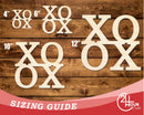 Unfinished Wood XOXO Cutout | DIY Craft Shape | up to 46" DIY