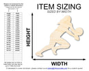 Unfinished Wood Volleyball Receive Shape | DIY Craft Cutout | up to 46" DIY