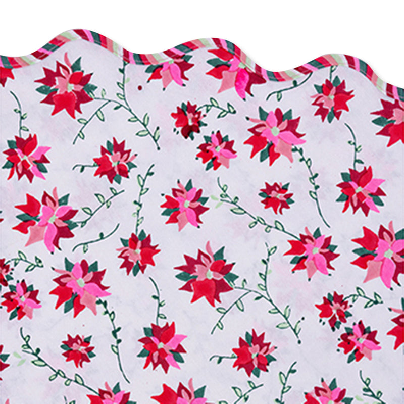 Poinsettia Round Tablecloth