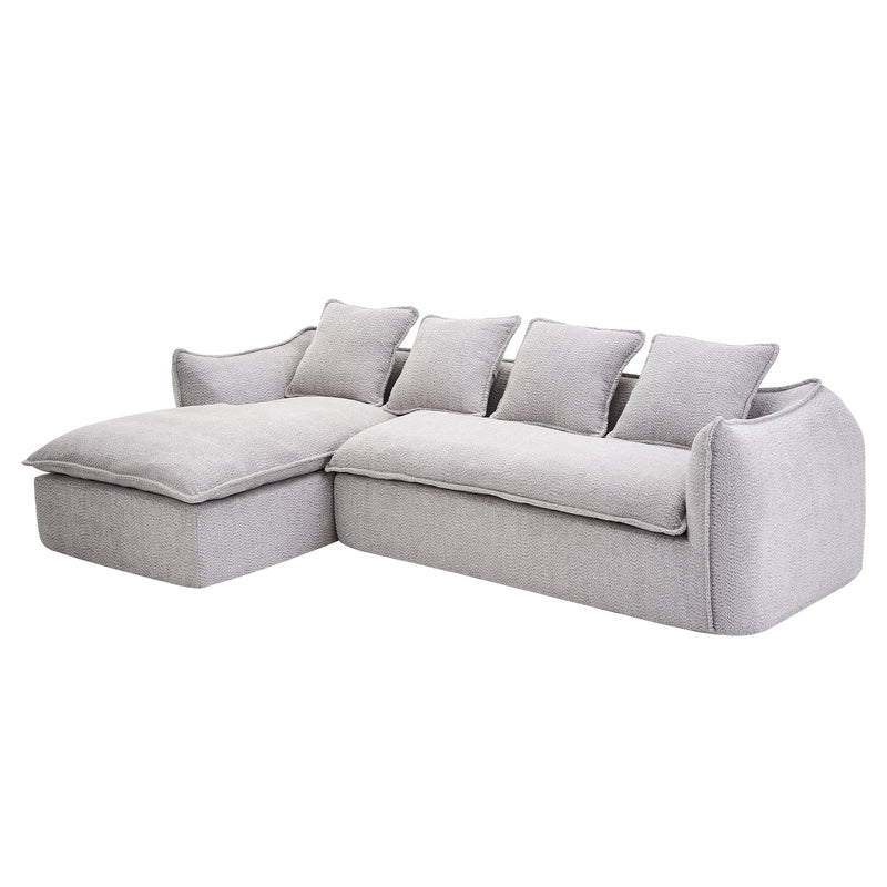 Walker Edison | Cloud Deep Seat Sectional Sofa