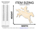 Unfinished Wood Rodeo Cowboy Shape | DIY Craft Cutout | up to 46" DIY