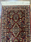 Small Karastan Rug 2.6 x 4 Red Sarouk