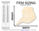 Unfinished Wood Conch Sea Shell Shape | DIY Craft Cutout | up to 46" DIY