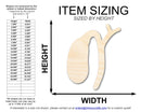 Unfinished Wood Gallbladder Shape | DIY Craft Cutout | up to 46" DIY