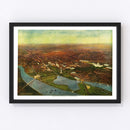 Vintage Map of Washington, D.C., Washington DC 1916