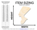 Unfinished Wood Egyptian Queen Shape | DIY Craft Cutout | up to 46" DIY