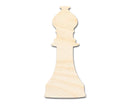 Unfinished Wood Bishop Chess Piece Shape | DIY Craft Cutout | up to 46" DIY