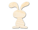 Unfinished Wood Cartoon Bunny Shape | DIY Craft Cutout | up to 46" DIY