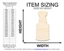 Unfinished Wood Hockey Trophy Shape | DIY Craft Cutout | up to 46" DIY