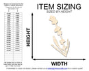 Unfinished Wood Lavender Shape | DIY Craft Cutout | up to 46" DIY