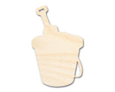 Unfinished Wood Pail and Sand Bucket Shape | DIY Craft Cutout | up to 46" DIY