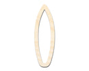 Unfinished Wood Surfboard Outline Shape | DIY Craft Cutout | up to 46" DIY