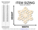 Unfinished Wood Snowflake Oragami Shape | DIY Craft Cutout | up to 46" DIY