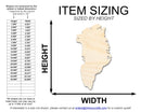 Unfinished Wood Greenland Shape | DIY Craft Cutout | up to 46" DIY