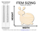 Unfinished Wood Balloon Snail Shape | DIY Craft Cutout | up to 46" DIY