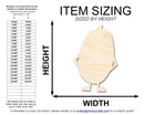 Unfinished Wood Oval Monster Shape | DIY Craft Cutout | up to 46" DIY