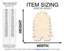 Unfinished Wood Shaggy Monster Shape | DIY Craft Cutout | up to 46" DIY