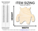 Unfinished Wood Angry Monster Shape | DIY Craft Cutout | up to 46" DIY