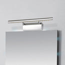 DecorBites™ Stainless Steel Vanity Lamp: Minimalist Nickel LED Wall Light with Pivot Joint