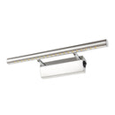 DecorBites™ Stainless Steel Vanity Lamp: Minimalist Nickel LED Wall Light with Pivot Joint