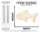 Unfinished Wood Cute Goldfish Shape | DIY Craft Cutout | up to 46" DIY