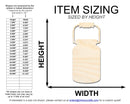 Unfinished Wood Large Jug Shape | DIY Craft Cutout | up to 46" DIY