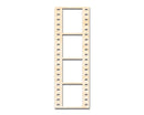 Unfinished Wood Film Strip Shape | DIY Craft Cutout | up to 46" DIY