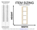 Unfinished Wood Film Strip Shape | DIY Craft Cutout | up to 46" DIY