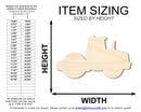 Unfinished Wood Steam Roller Shape | DIY Craft Cutout | up to 46" DIY