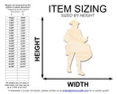 Unfinished Wood War Drummer Shape | DIY Craft Cutout | up to 46" DIY