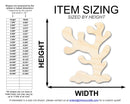 Unfinished Wood Coral Shape | DIY Craft Cutout | up to 46" DIY